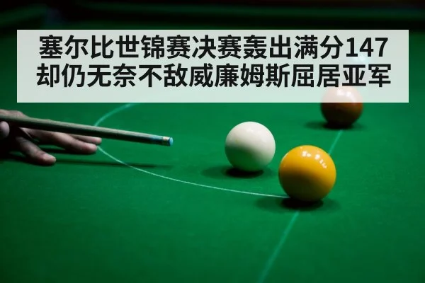 塞尔比世锦赛决赛轰出满分147却仍无奈不敌威廉姆斯屈居亚军